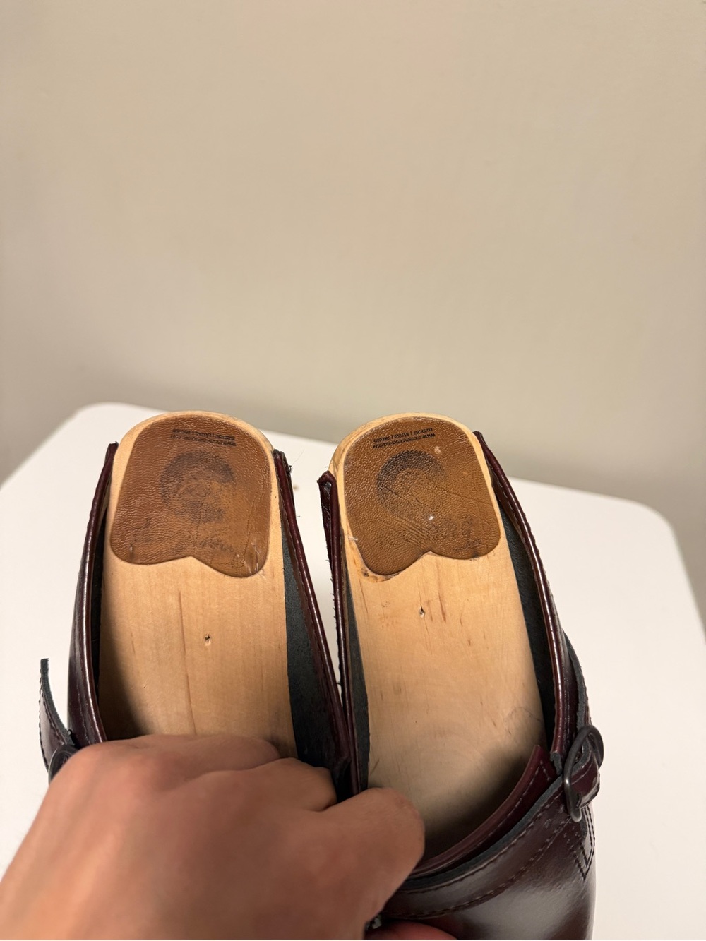 Swedish Clogs Troentorp Raphael Brown Pull Up Shoe Women’s EU 39 US 9-9.5 - Picture 8 of 8